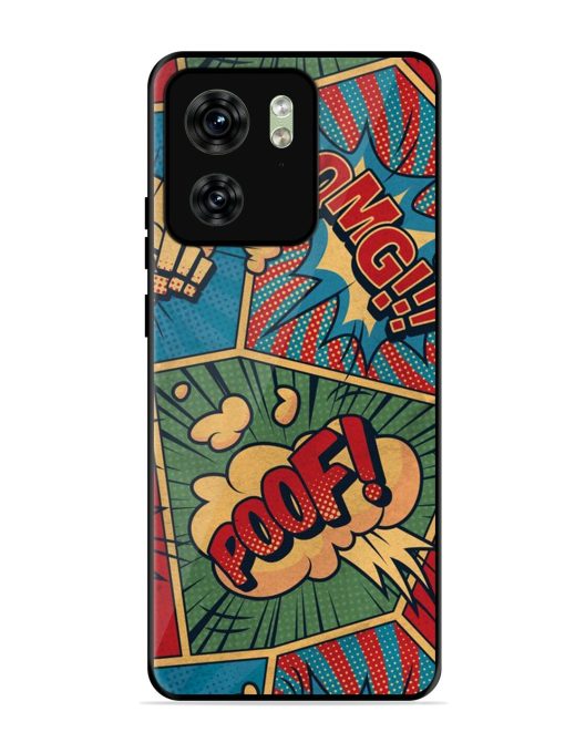 Comic Book Chaos Glossy Soft Edge Case for Motorola Moto Edge 40