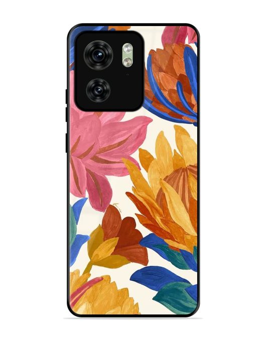 Blooming Tapestry Glossy Soft Edge Case for Motorola Moto Edge 40 Chachhi