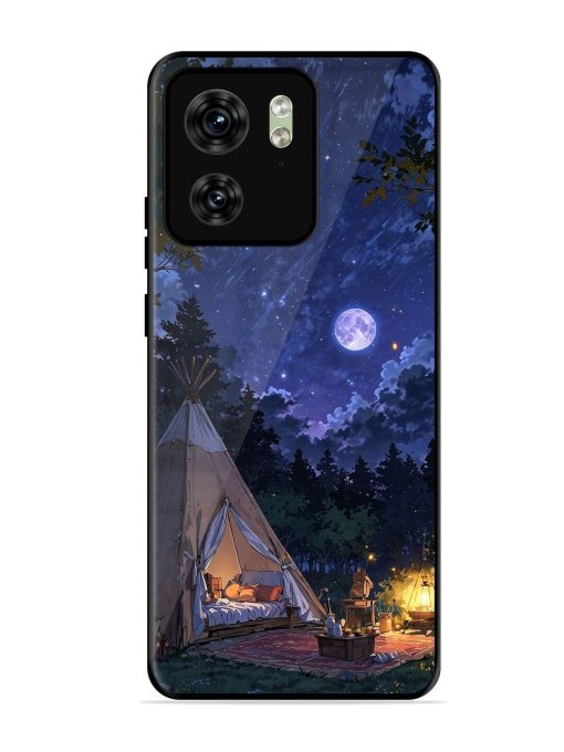 Moonlight Camping Glossy Soft Edge Case for Motorola Moto Edge 40 Chachhi