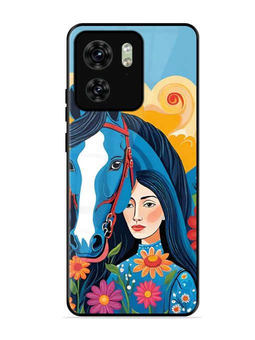 Equine Enchantment Glossy Soft Edge Case for Motorola Moto Edge 40 Chachhi