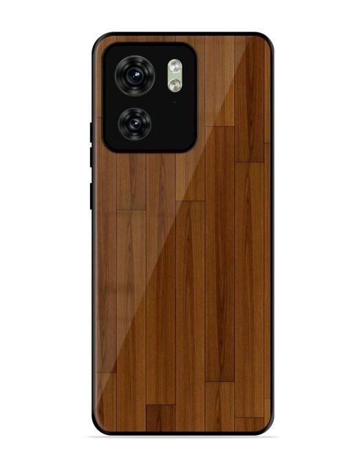 Warm Woodgrain Glossy Soft Edge Case for Motorola Moto Edge 40 Chachhi