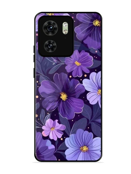 Purple Paradise Glossy Soft Edge Case for Motorola Moto Edge 40 Chachhi