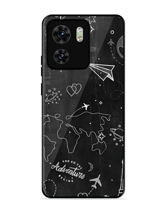 Wanderlust Sketchbook Glossy Soft Edge Case for Motorola Moto Edge 40