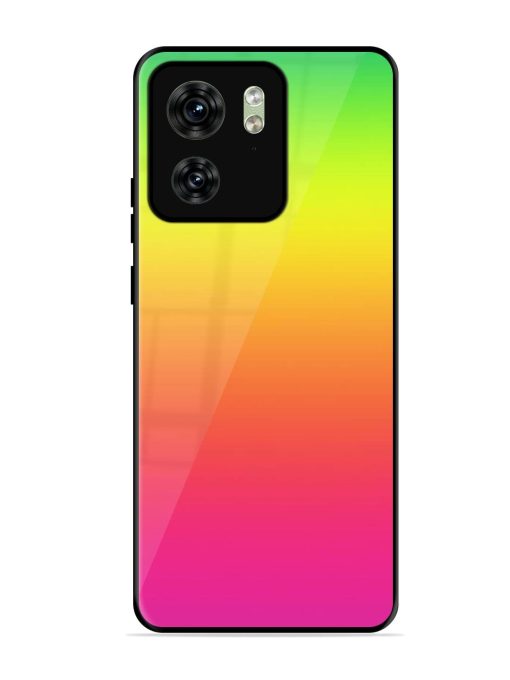 Rainbow Gradient Glossy Soft Edge Case for Motorola Moto Edge 40