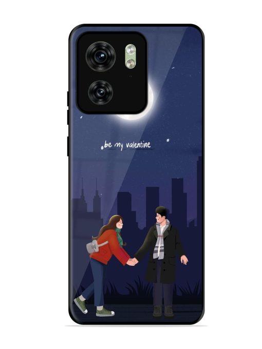 Moonlight Proposal Glossy Soft Edge Case for Motorola Moto Edge 40 Chachhi