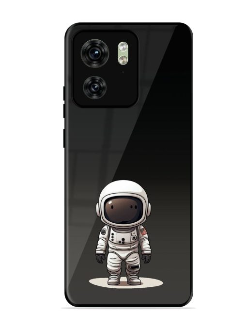 Neon Astronaut Glossy Soft Edge Case for Motorola Moto Edge 40