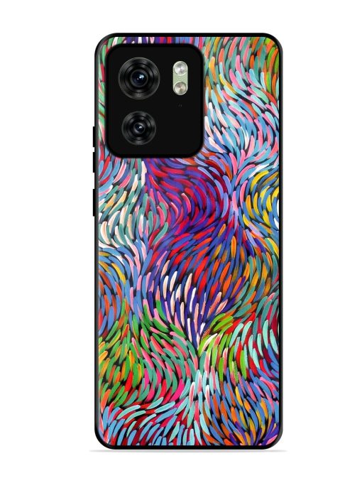 Vibrant Waves Glossy Soft Edge Case for Motorola Moto Edge 40
