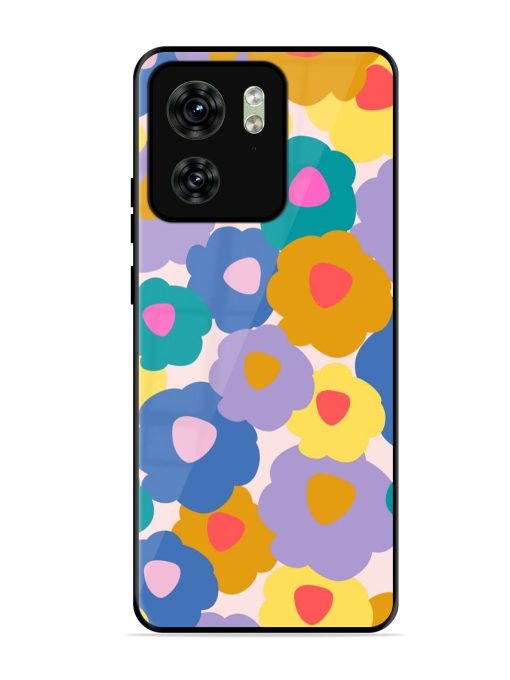 Flower Power Glossy Soft Edge Case for Motorola Moto Edge 40 Chachhi