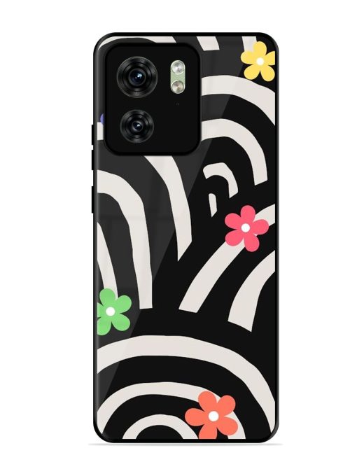 Rainbow Arcs Glossy Soft Edge Case for Motorola Moto Edge 40 Chachhi