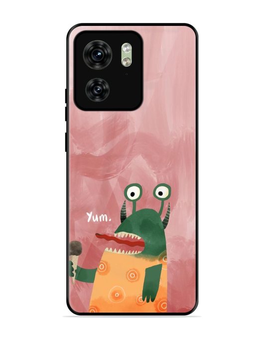 Hungry Monster Glossy Soft Edge Case for Motorola Moto Edge 40 Chachhi