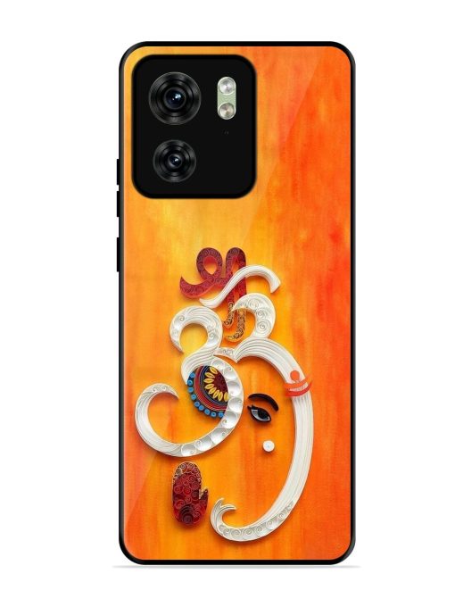 Ganesha In Quilling Art Glossy Soft Edge Case for Motorola Moto Edge 40 Chachhi