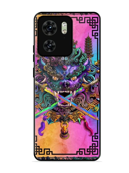 Psychedelic Fu Dog Tapestry Glossy Soft Edge Case for Motorola Moto Edge 40 Chachhi