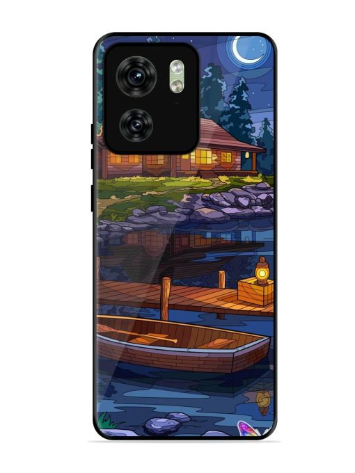 Moonlit Serenity Glossy Soft Edge Case for Motorola Moto Edge 40 Chachhi