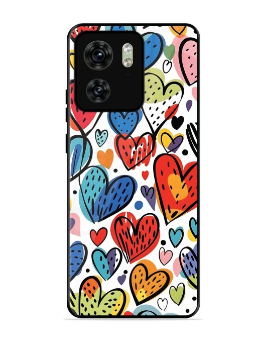 Heartfelt Harmony Glossy Soft Edge Case for Motorola Moto Edge 40