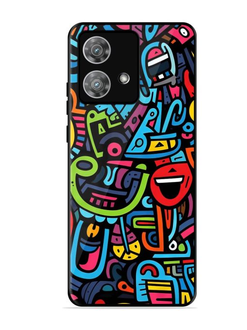 Doodlephoria Glossy Soft Edge Case for Motorola Moto Edge 40 Neo Chachhi