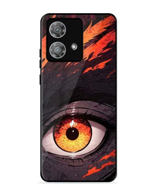 Inferno Gaze Glossy Soft Edge Case for Motorola Moto Edge 40 Neo Chachhi