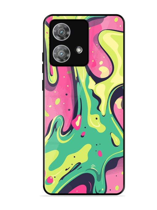 Gooey Grooves Glossy Soft Edge Case for Motorola Moto Edge 40 Neo Chachhi