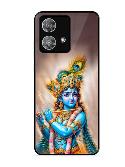 Divine Krishna Glossy Soft Edge Case for Motorola Moto Edge 40 Neo Chachhi