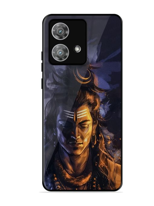 Lord Shiva Glossy Soft Edge Case for Motorola Moto Edge 40 Neo Chachhi