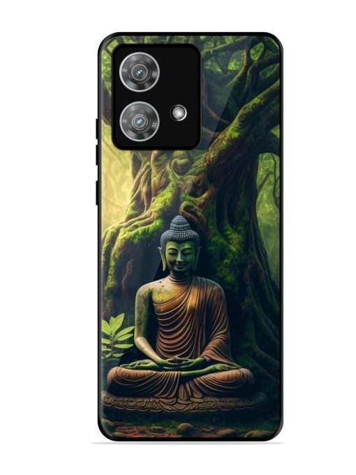 Green Buddha Art Glossy Soft Edge Case for Motorola Moto Edge 40 Neo Chachhi