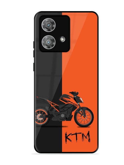 Orange Beast Glossy Soft Edge Case for Motorola Moto Edge 40 Neo