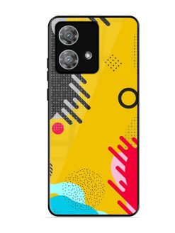 Neon Pop Glossy Soft Edge Case for Motorola Moto Edge 40 Neo
