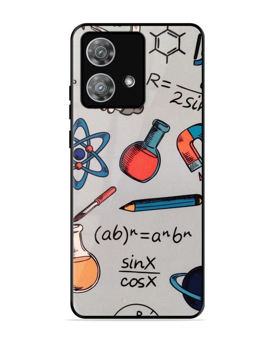 Science Doodle Glossy Soft Edge Case for Motorola Moto Edge 40 Neo Chachhi