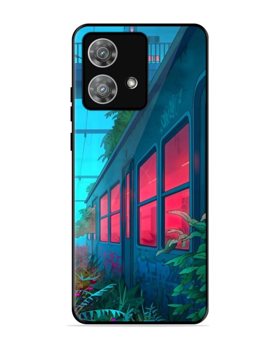 Urban Jungle Glossy Soft Edge Case for Motorola Moto Edge 40 Neo Chachhi