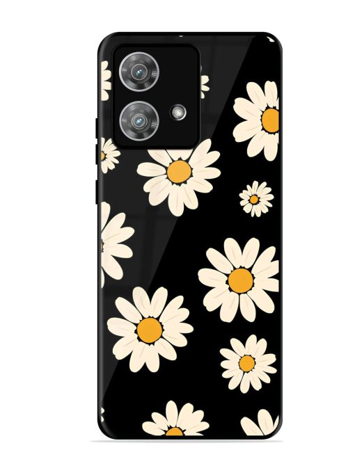 Daisies In The Night Glossy Soft Edge Case for Motorola Moto Edge 40 Neo Chachhi