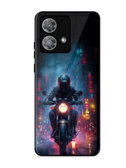 Neon Nights Glossy Soft Edge Case for Motorola Moto Edge 40 Neo