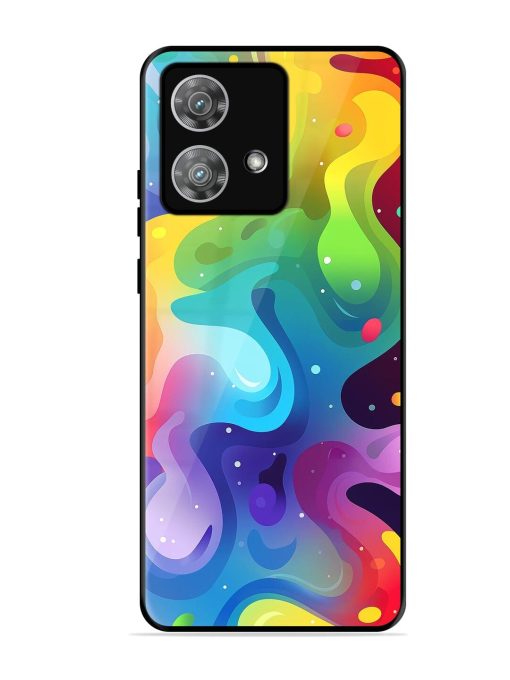 Rainbow River Glossy Soft Edge Case for Motorola Moto Edge 40 Neo