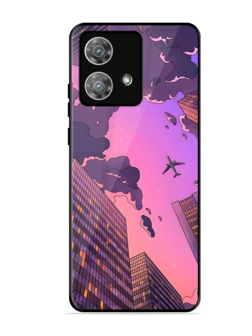 Urban Twilight Glossy Soft Edge Case for Motorola Moto Edge 40 Neo Chachhi