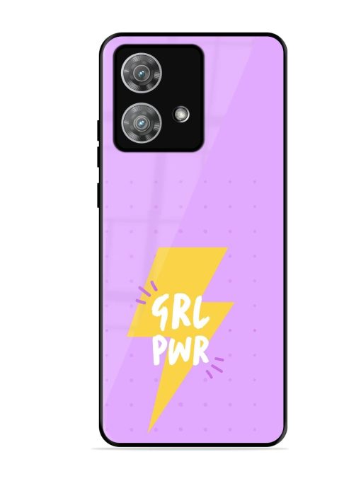 Girl Power Spark Glossy Soft Edge Case for Motorola Moto Edge 40 Neo Chachhi