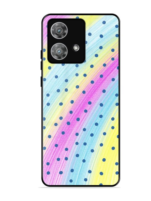 Polka Dot Paradise Glossy Soft Edge Case for Motorola Moto Edge 40 Neo Chachhi