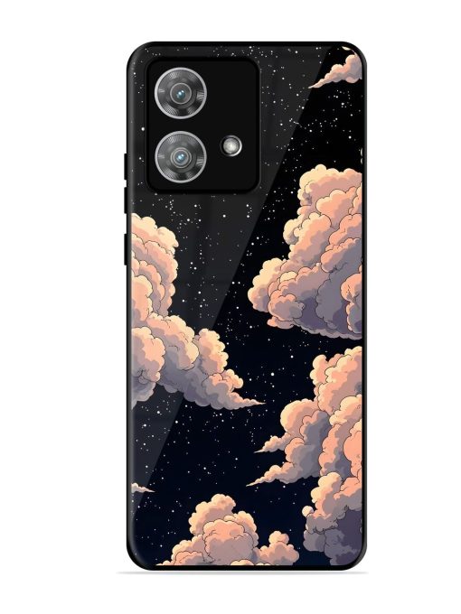 Starry Night Dreams Glossy Soft Edge Case for Motorola Moto Edge 40 Neo Chachhi