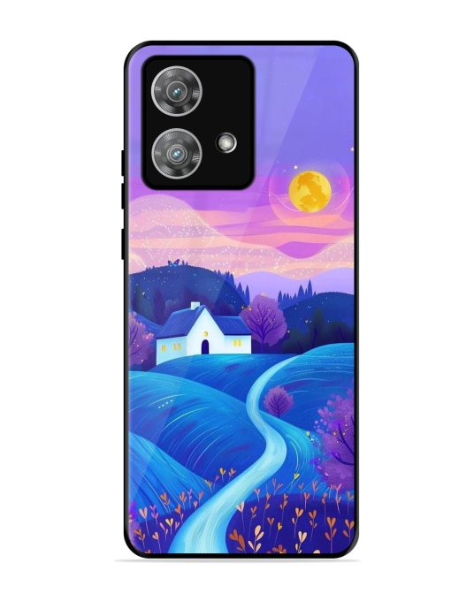 Moonlit Meadow Glossy Soft Edge Case for Motorola Moto Edge 40 Neo