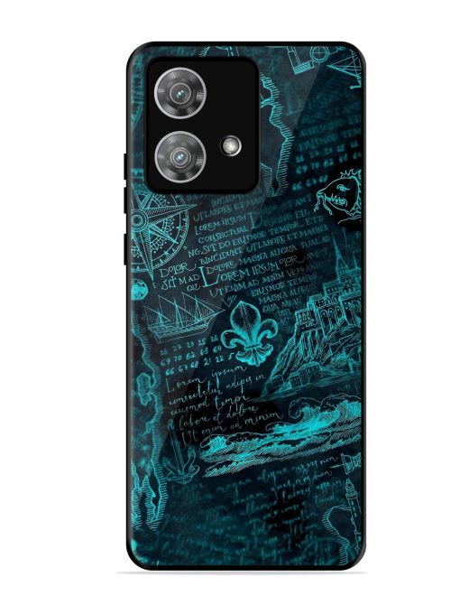 Nautical Notebook Glossy Soft Edge Case for Motorola Moto Edge 40 Neo Chachhi