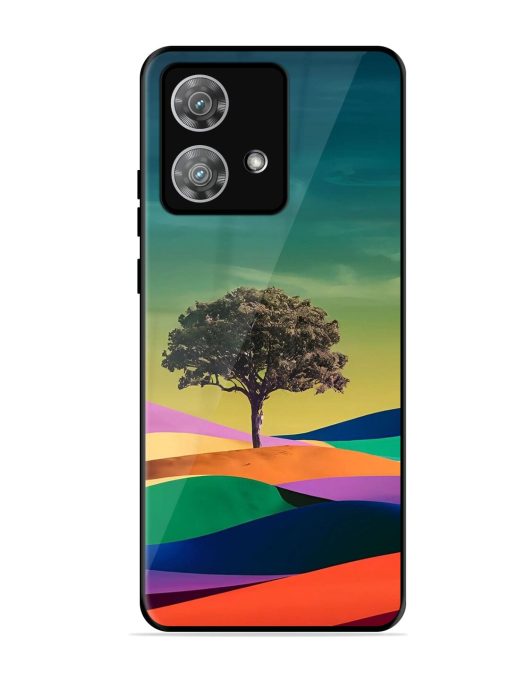 Rainbow'S Lone Sentinel Glossy Soft Edge Case for Motorola Moto Edge 40 Neo Chachhi