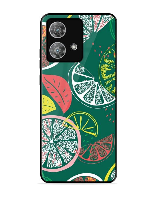 Citrus Symphony Glossy Soft Edge Case for Motorola Moto Edge 40 Neo Chachhi