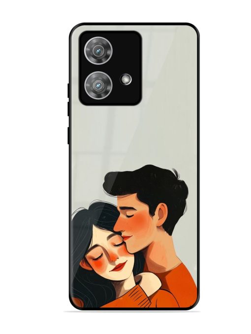 Craft Couples Glossy Soft Edge Case for Motorola Moto Edge 40 Neo Chachhi