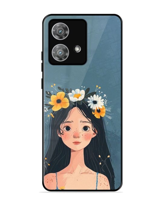 Gurl Art Glossy Soft Edge Case for Motorola Moto Edge 40 Neo Chachhi