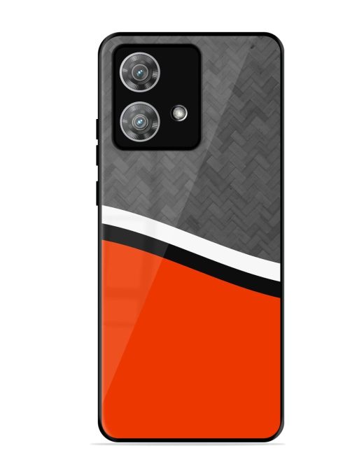 Bold Contrast Glossy Soft Edge Case for Motorola Moto Edge 40 Neo Chachhi