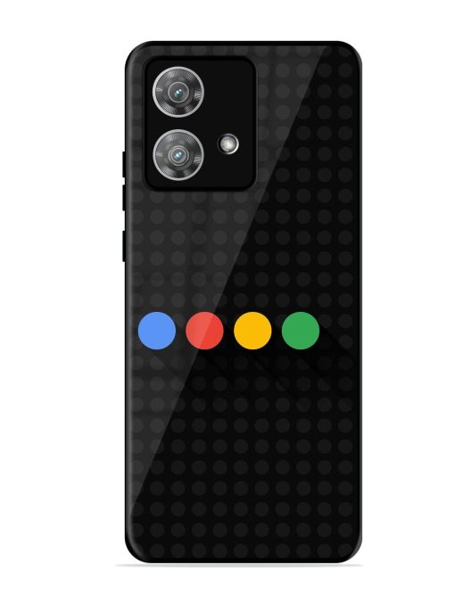 Google Dots Glossy Soft Edge Case for Motorola Moto Edge 40 Neo Chachhi