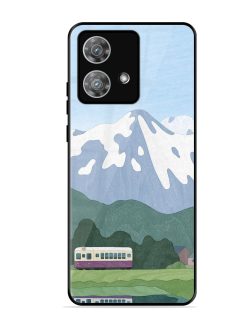 Mountainside Reflections Glossy Soft Edge Case for Motorola Moto Edge 40 Neo