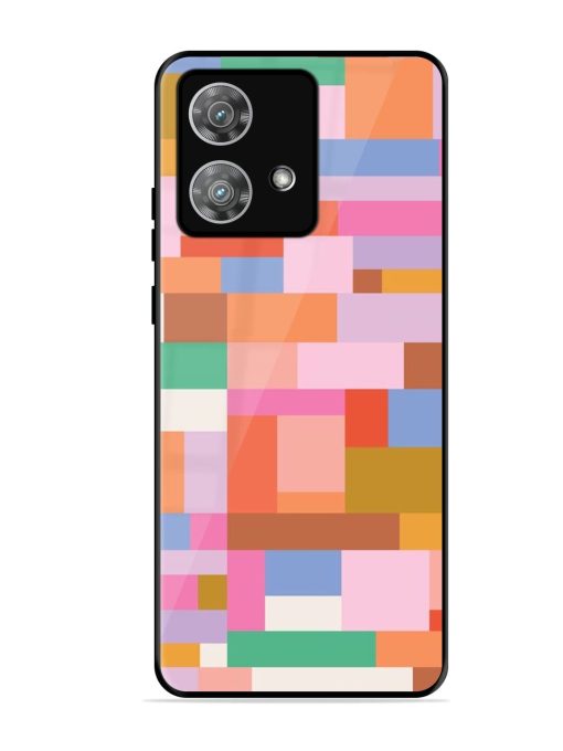 Colorful Chaos Glossy Soft Edge Case for Motorola Moto Edge 40 Neo Chachhi