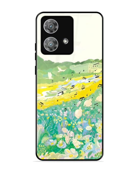 Melody In Bloom Glossy Soft Edge Case for Motorola Moto Edge 40 Neo Chachhi