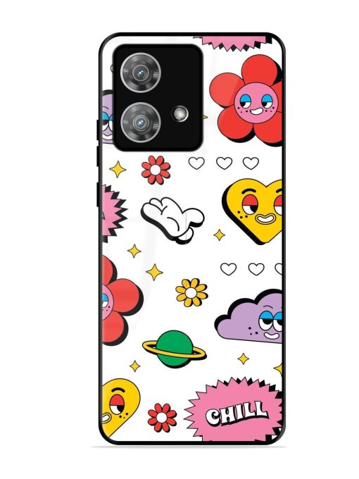 Whimsical Wonderland Glossy Soft Edge Case for Motorola Moto Edge 40 Neo Chachhi