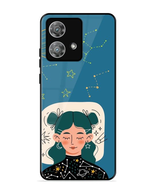 Cosmic Daydreamer Glossy Soft Edge Case for Motorola Moto Edge 40 Neo Chachhi