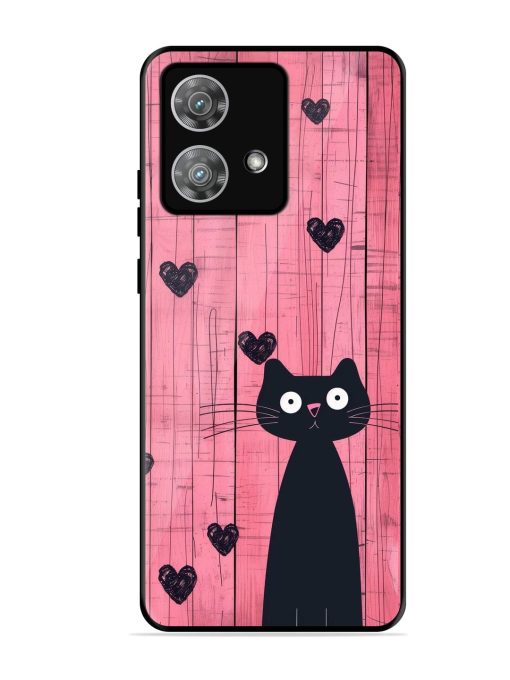 Feline Valentine'S Day Glossy Soft Edge Case for Motorola Moto Edge 40 Neo Chachhi