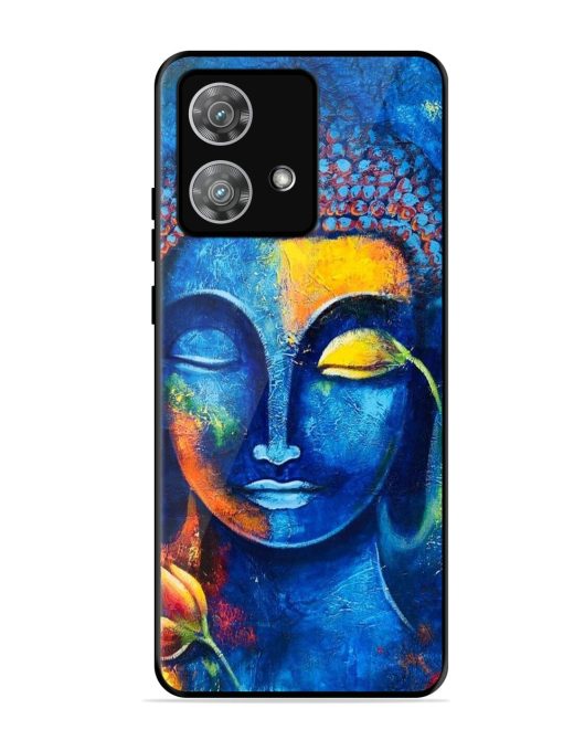 Enlightened Serenity Glossy Soft Edge Case for Motorola Moto Edge 40 Neo Chachhi